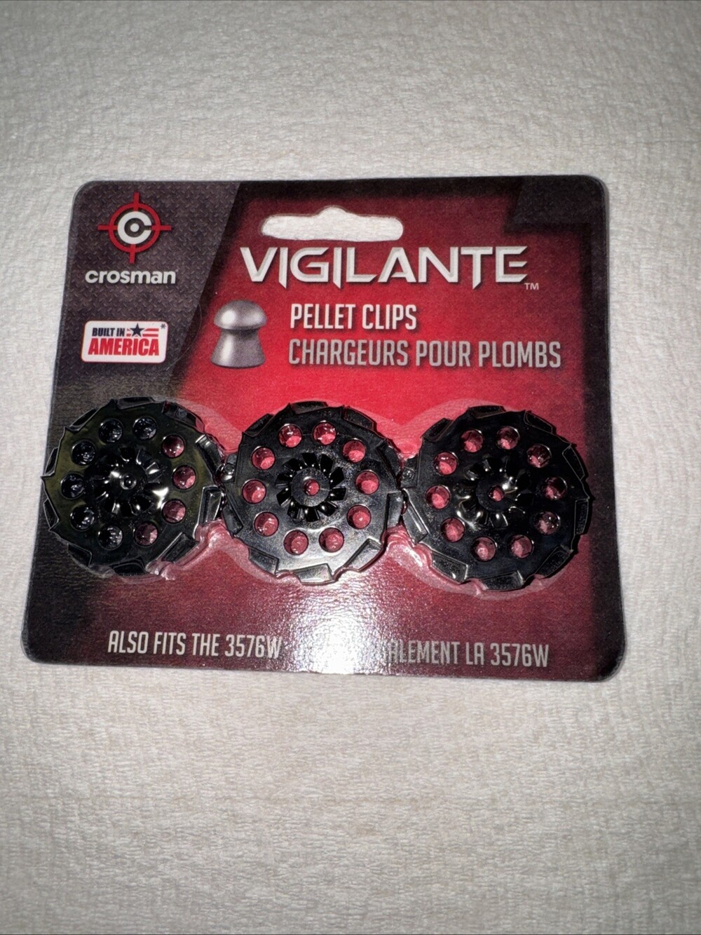 Crosman 407T Magazine Vigilant Pellet Clips 3576W .177